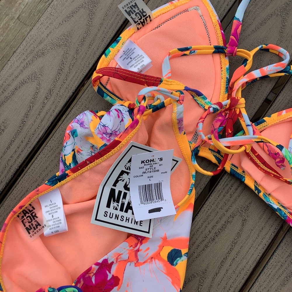 California Sunshine Two Piece Bikini - Picture 5 of 8